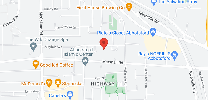 map of 2 33900 MAYFAIR AVENUE